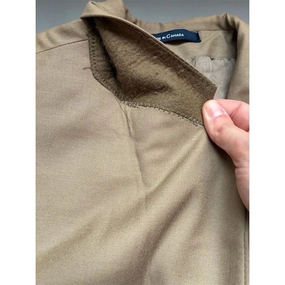 Ralph Lauren Chaps Men's‎ Beige Wool Blazer 39R Two-Button Sport Coat